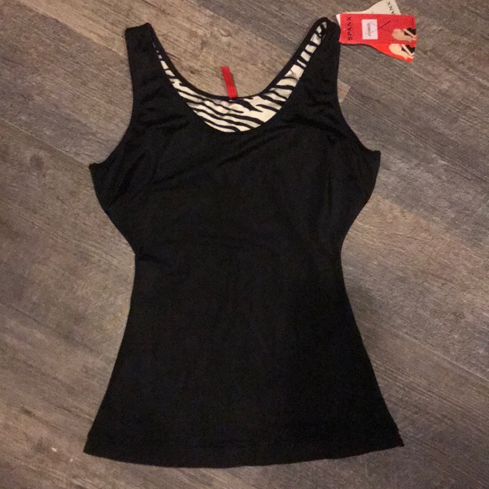NWT black and zebra print spanx medium